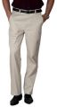M & N Cotton Creamy Regular Fit Plain Mens Formal Trouser