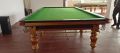 MEBS MEBS Natural Wood Polished Rectangular Grey Brown Black Green Golden Green Plain wooden snooker table
