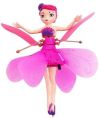 Plastic Polished Pink flying fairy doll