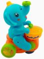 Fibre Plastic Multi Color musical elephant toy