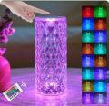 Crystal Available In Many Colors Electric 220V rose diamond night lamp