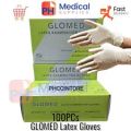 glomed latex examination glove
