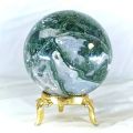 Moss Agate Crystal Sphere Ball