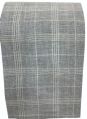 Grey Checks Cotton Dobby Suiting Fabric