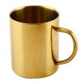 Polished Golden Plain brass coffee mugs