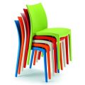 Polished Square Available in Many Colors Plastic Chair