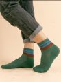 Green Unisex Breathable Mesh Cotton Sock