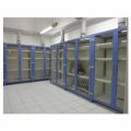 Mild Steel And Glass Coated Rectangle ventilated chemical storage cabinet