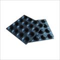 Polished Square Black Plain dimple hdpe board