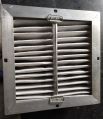 Stainless Steel Polished Rectangular Grey polyester panel air filter