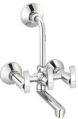 Scott Silver Polished Chrome Plated Chrome Plated amaze l bend wall mixer