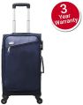 Timus Cameroon Plus 55 cm Polyester Blue 4 Wheel Soft Sided Luggage/ Waterproof Luggage with Expanda