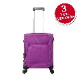 Timus Upbeat Spinner Wine 55 cm/20 inch Bags with 4 Wheel Soft Sided Cabin Trolley Suitcase/Spinner