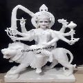 Available In Many Colors Painted durga mata marble moorti