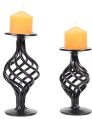 Metal Roots Candle Holder
