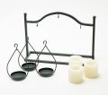 Metal Table Mounted Hanging Candle Holder