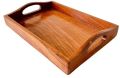 Inaithiram STEDT Rectangular Acacia Wood Wooden Serving Tray for Kitchen 12 Inch