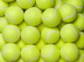 Aditi Rubber Round Yellow Plain Tennis Ball