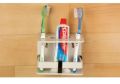 White AR acrylic toothbrush holder