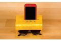 Yellow AR b150 acrylic mobile stand