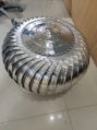 Round Silver 110V New stainless steel roof top turbo air ventilator