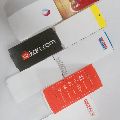Synthetic Paper Multicolours Glossy Matty non tearable barcode tag roll
