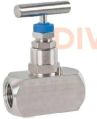 Stainless Steel Silver Polished Needle Valve
