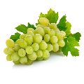 Natural fresh green grapes