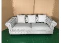 Half Round Chester Sofa Set With Cushion