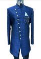 Designer Blue Indo-Western Sherwani