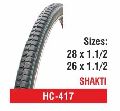 Rubber Black New Hindustan Tyres & Tubes hc-417 bicycle tyres