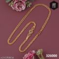 Gold plated traditional mop chain