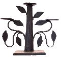 Wrought Iron Tree Shaped Candle Stand