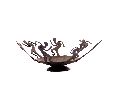 Wrought Iron Tribal Bonfire Themed Candle Holder