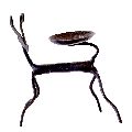 Wrought Iron Tribal Deer Candle Stand