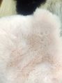 RFD Plain knitted denim fur fabric
