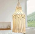 Available in Many Colors Plain macrame chandelier