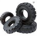 Black Solid Rubber solid forklift tyres