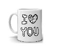 Printed Create By You customized 11oz ceramic coffee mugs