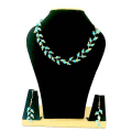 Beads necklace set -sky blue