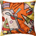 Kandinsky silk cushioncovers