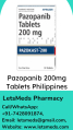 purchase generic pazopanib 400mg tablets