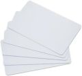 Rectangular White PVC plain id cards