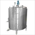 Round Silver New Polished stainless steel silo