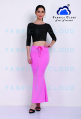 Women's Nylon Spandex Saree Shapewear  With Drawstring (Lotus Pink)