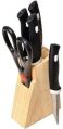 Knife Set with Wooden Block and Scissors