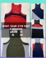 Cotton Available In Various Colours Plain Printed rockers 5 designs gym vest