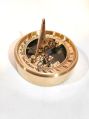 Handmade Brass Box Sundial Compass with Personalized Custom Text - The Ultimate Gift for Any Occasion!