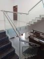 Stainless Steel with Glass Hand Railing