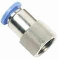 Stainless Steel Silver New pneumatic female connector